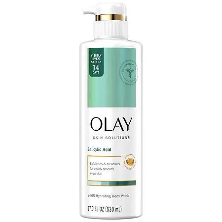 Olay Skin Solutions Hydrating Body Wash with Salicylic Acid, 17.9 fl oz