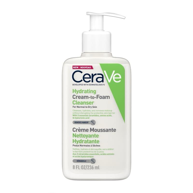 CeraVe Hydrating Cream-to-Foam Cleanser 8oz