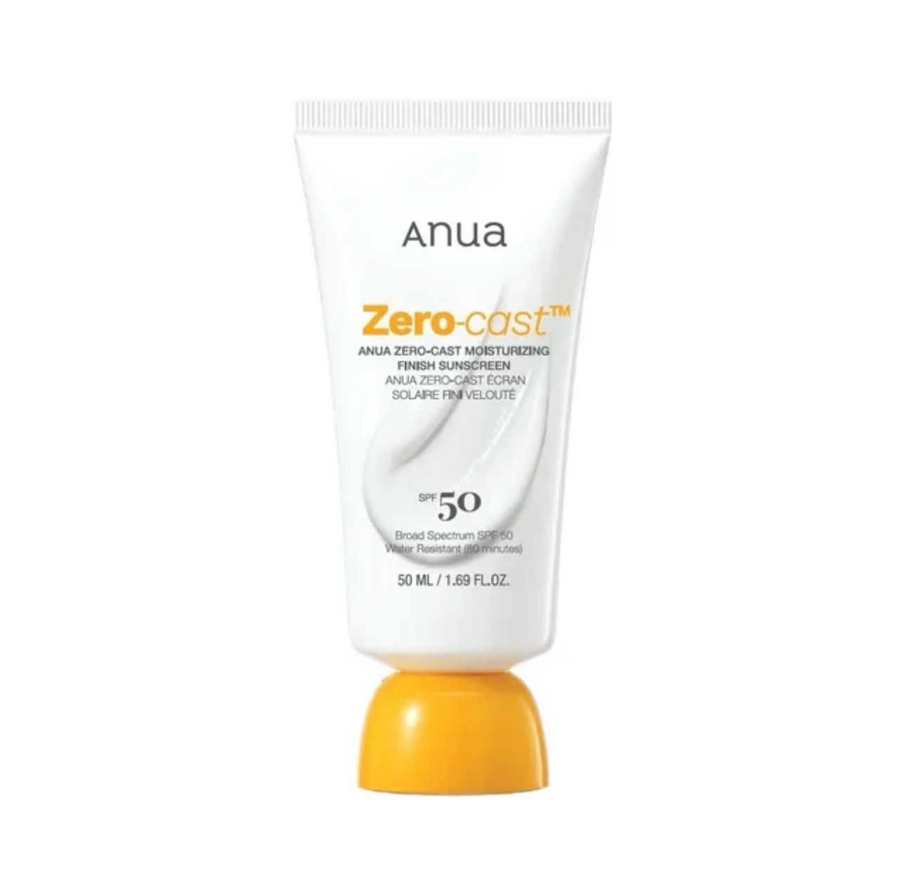 Anua Zero-Cast Moisturizing Finish Sunscreen