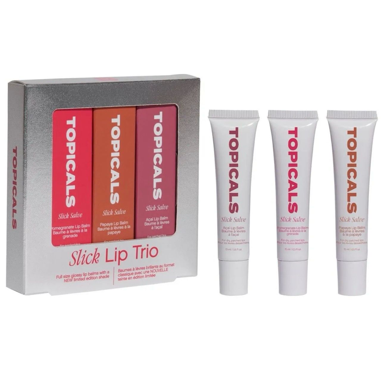 Topicals Slick Lip Trio Limited Edition Holiday Set