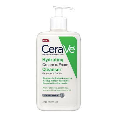 CeraVe Hydrating Cream-to-Foam Cleanser 16oz