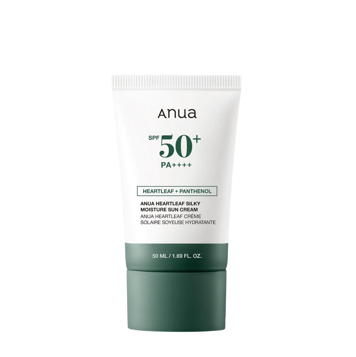 Anua Heartleaf Silky Moisture Sun Cream SPF 50+ PA++++