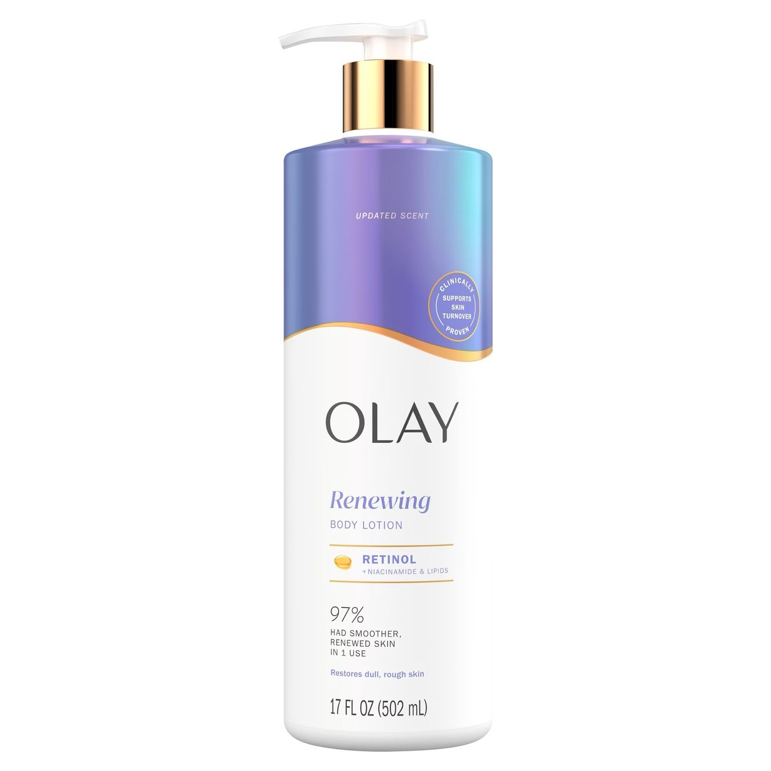 Olay Renewing Retinol Body Lotion with Retinol, Niacinamide &amp; Lipids