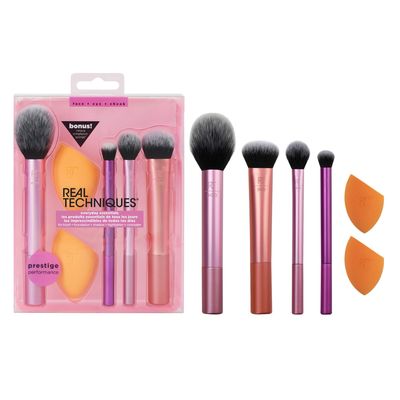 Real Techniques 6 Piece Everyday Essentials Makeup Brush Set