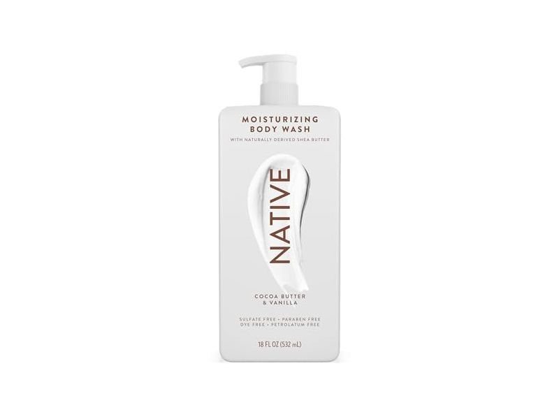 Native Moisturizing Body Wash Cocoa Butter &amp; Vanilla 18 oz