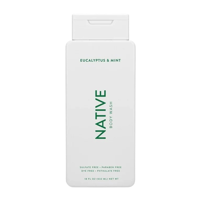 Native Body Wash Eucalyptus &amp; Mint 18 oz