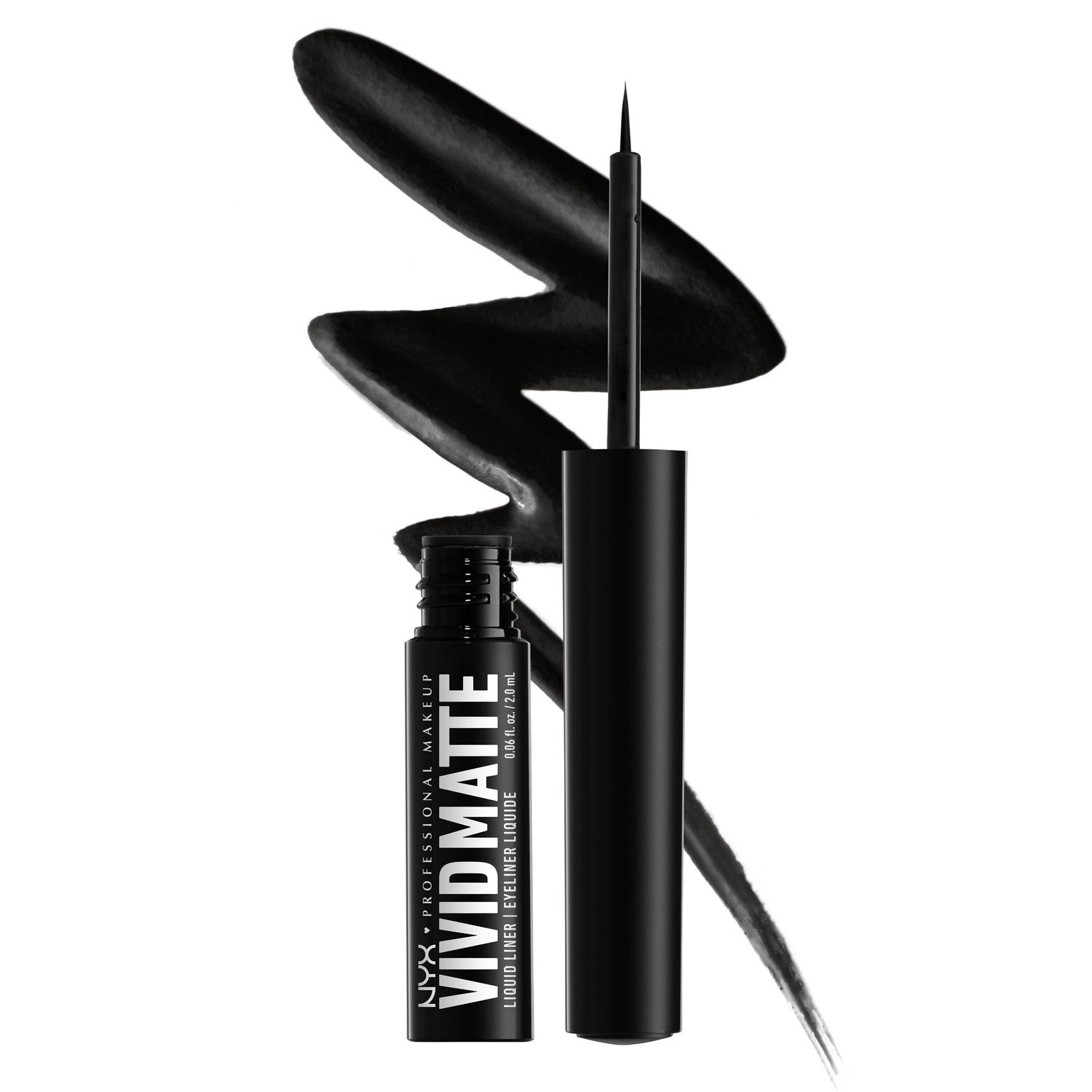 NYX Professional Makeup Vivid Matte Liquid Black Eyeliner