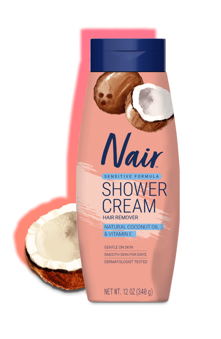Nair™ Sensitive Coconut Oil Shower Cream