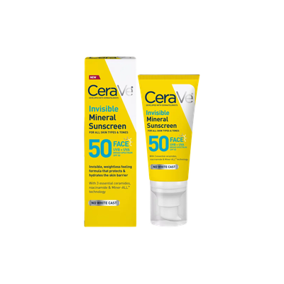 CeraVe Invisible Mineral Sunscreen SPF 50