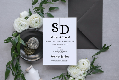 &#39;Silk&#39; Day Invite set