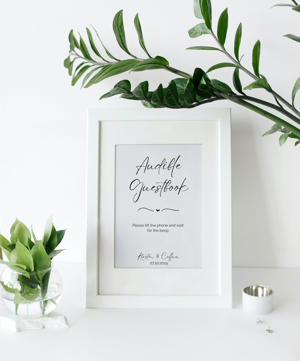 Audible Guestbook print