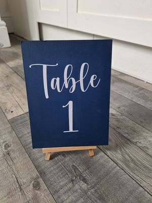 Wooden Table Sign