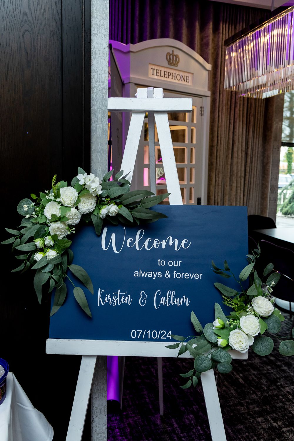 Wooden Welcome Sign