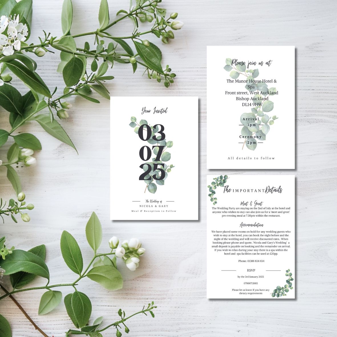 &#39;Petal&#39; Invite set