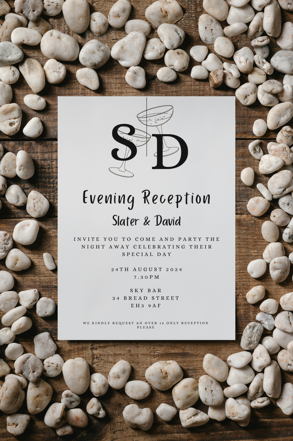 &#39;Silk&#39; Evening Invite Set