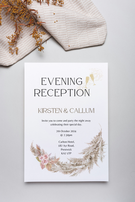 &#39;Rust&#39; Evening Invite Set