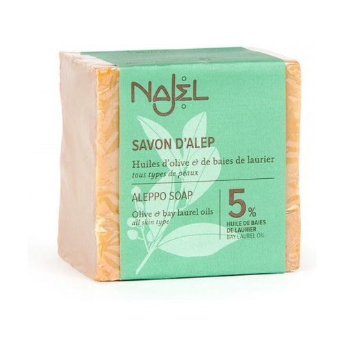 Savon d'Alep à l'huile d'olive et baies de laurier 5%