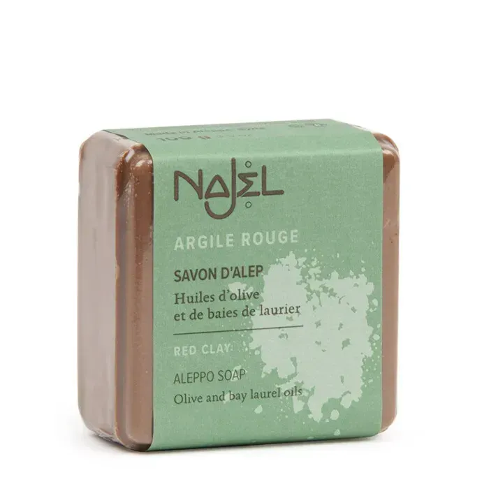 Savon d'Alep argile rouge
