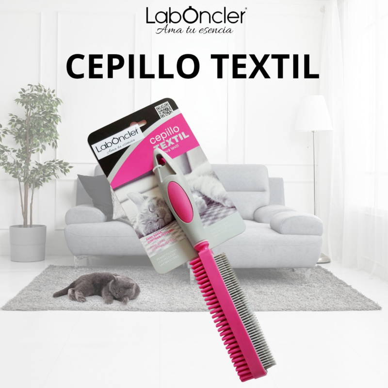 Cepillo Textil Rosa