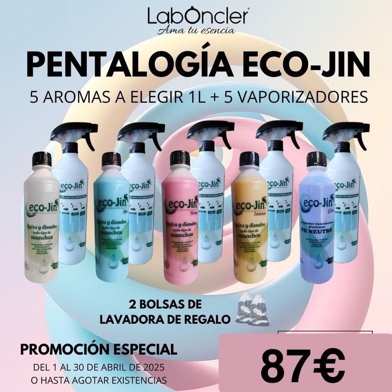 PENTALOGIA ECOJIN+BOLSA LAVADORA DE REGALO