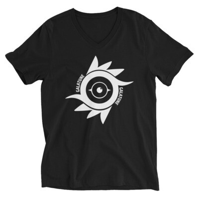 Galatune Unisex V-Neck T-Shirt (Black)