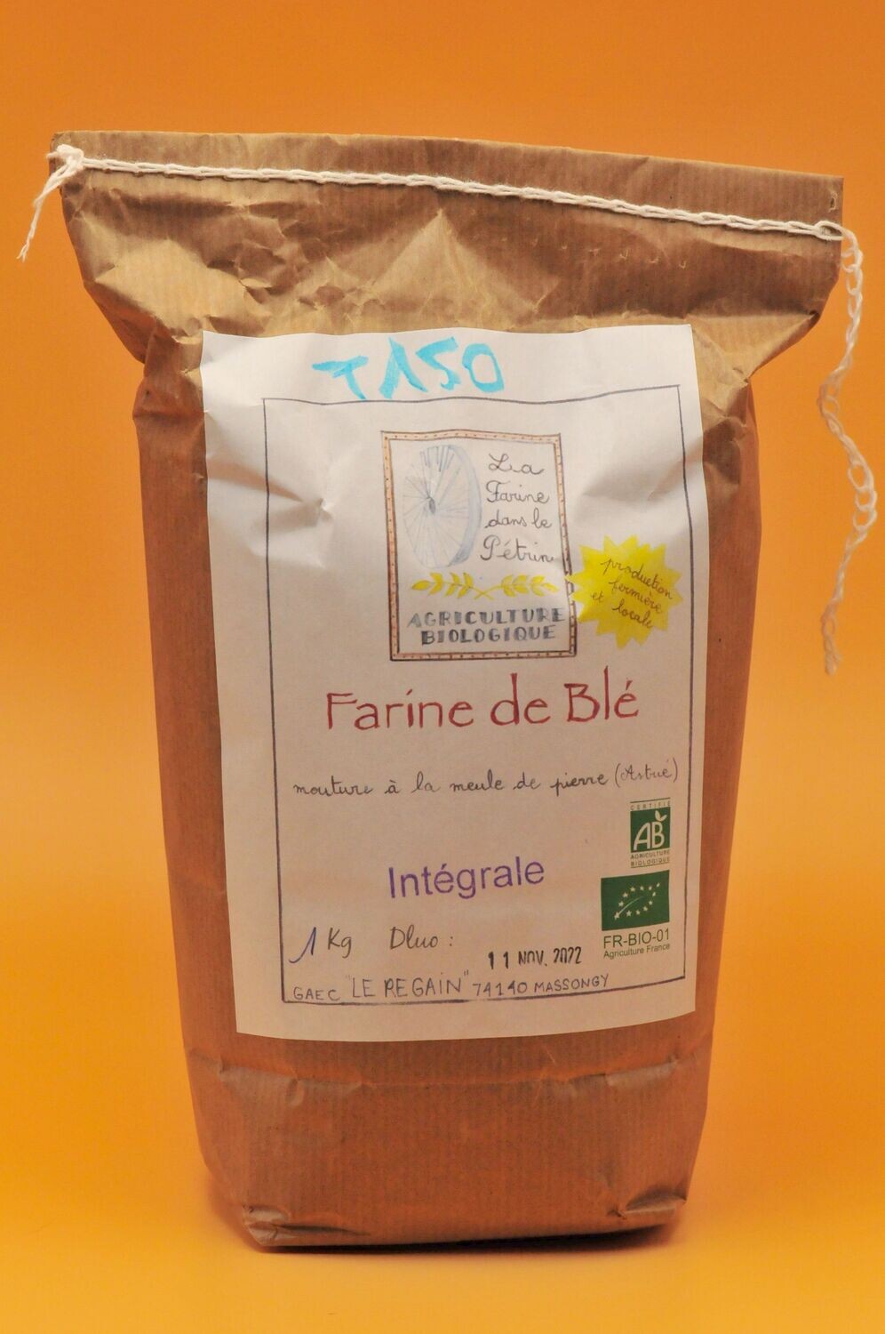 E- Farine de blé bio 1kg - 01/10