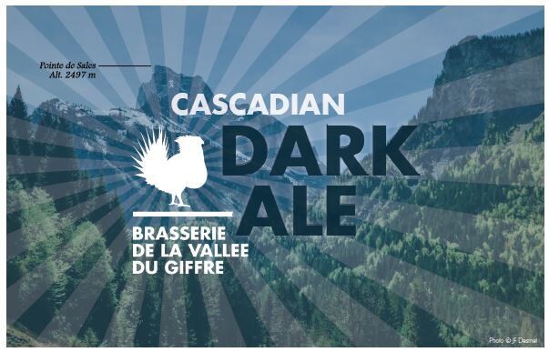 E- Bière Cascadian Dark Ale 33 ou 75 cl - 22/02