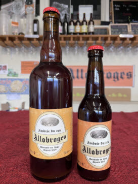 E- Bière des Allobroges ambrée 33 ou 75 cl - 13/12