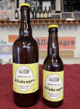 E- Bière des Allobroges blonde 33 ou 75 cl - 13/12