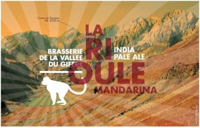 E- Bière La Rioule Mandarina 33 ou 75 cl - 04/02