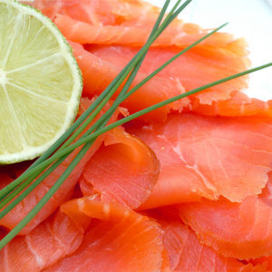 P- Plateau de saumon fumé tranché 300 g - 23/12