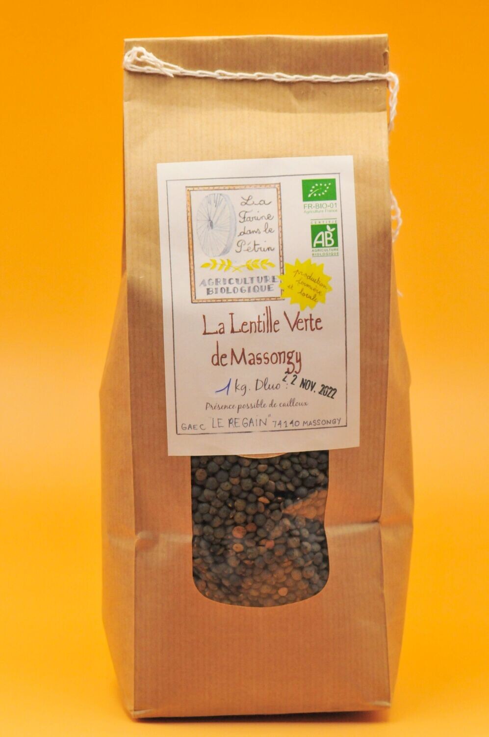 E- Lentilles bio 1 kg - 29/04