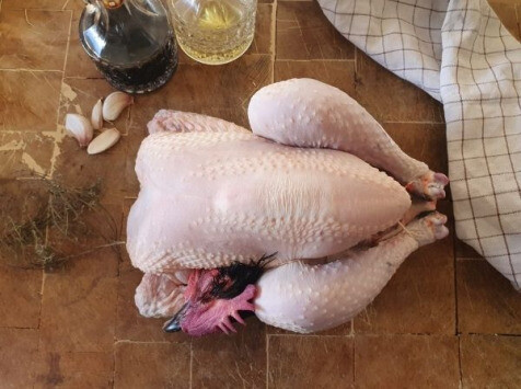 V- Poulet jaune bio effilé - 15/04