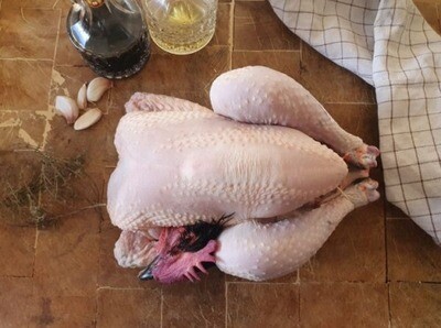 V- Poulet jaune bio effilé - 15/04