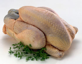 V- Poulet fermier bio prêt à cuire - 24/06