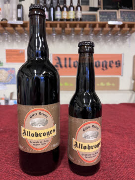 E- Bière des Allobroges brune 33 ou 75 cl - 27/05