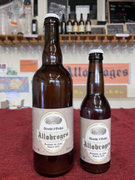 E- Bière des Allobroges blanche 33 ou 75 cl - 27/05