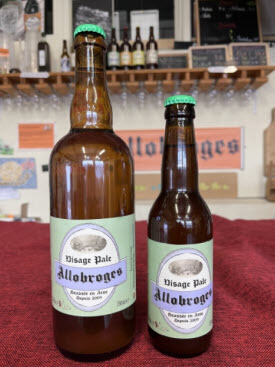 E- Bière des Allobroges "Visage Pale" 33 ou 75 cl - 27/05