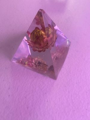 Memory pyramid , square or  globe with floral option custom order/pricing