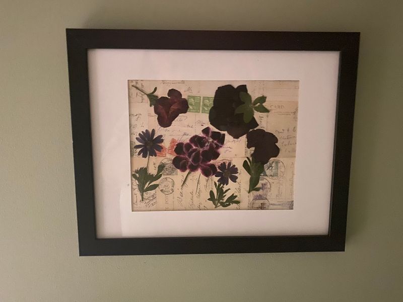 Pressed florals 11x14