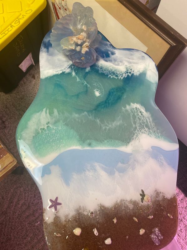 Resin Art table