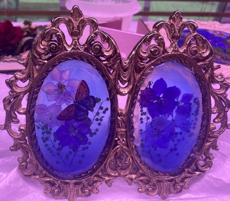 Resin Art mixed florals