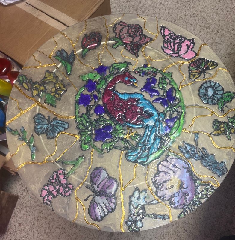 Faux Stained Glass