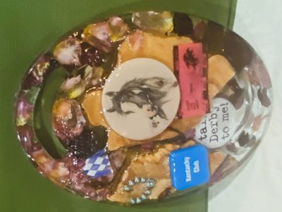 Resin Art charcuterie board