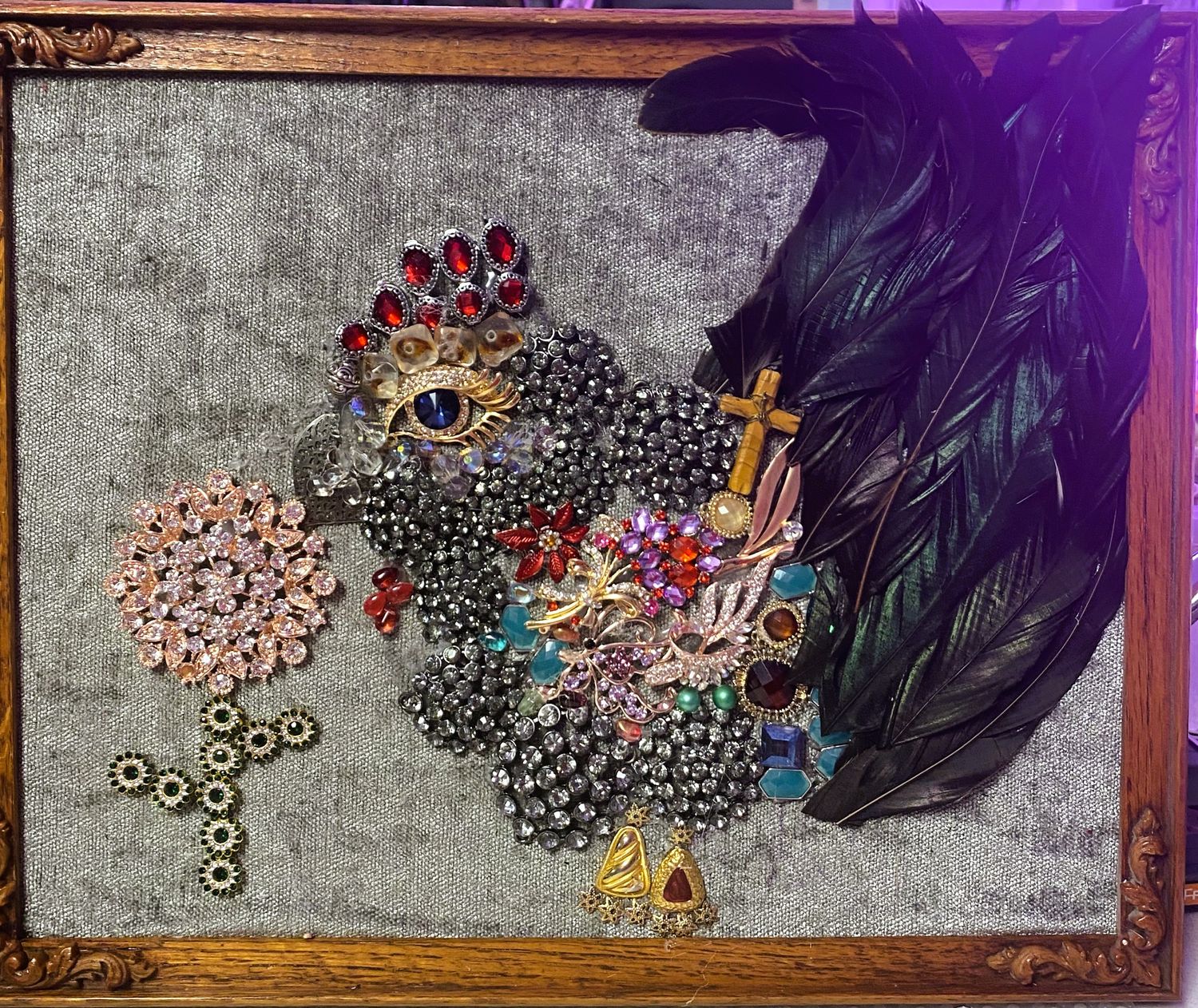 Brooch Art Rooster