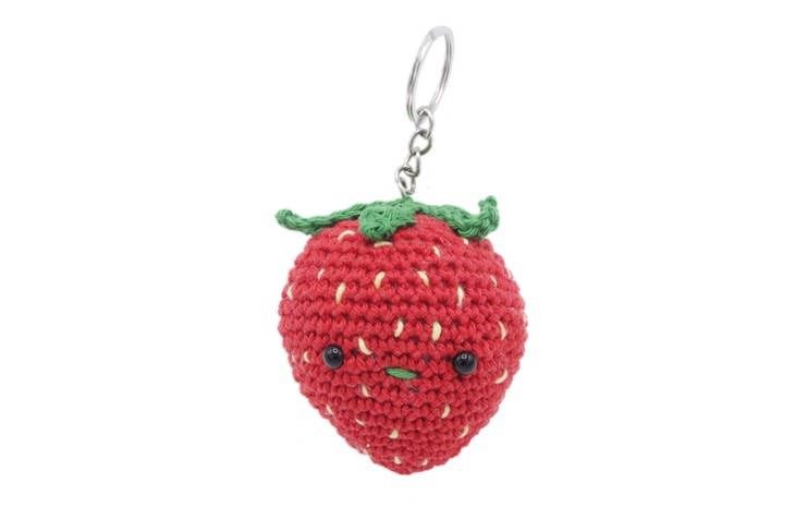 Hardicraft Crochet Kit  Key Chain Strawberry
