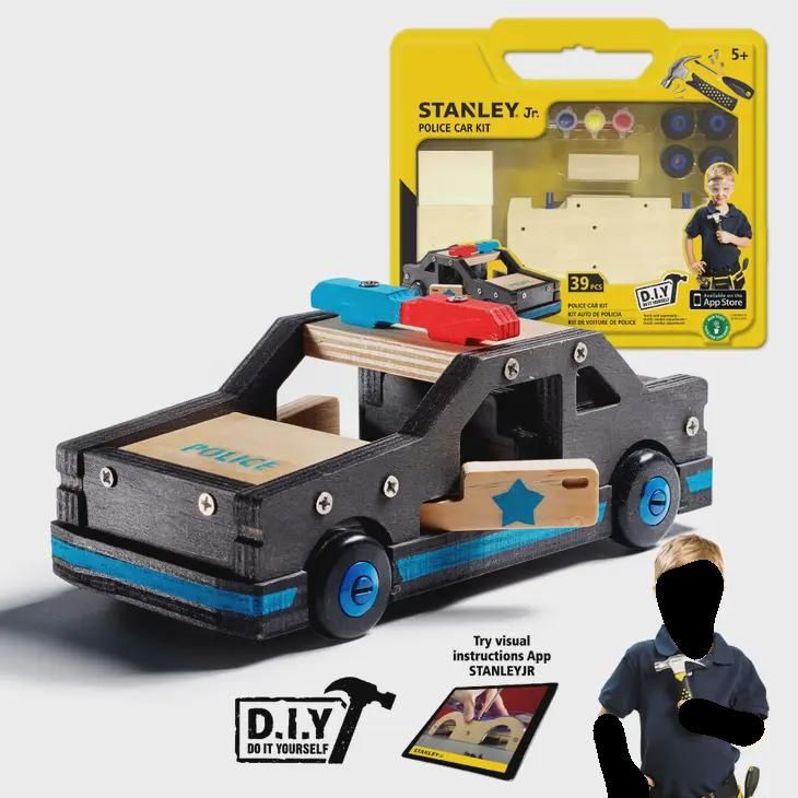 Stanley Jr. DIY Wood Police Car Kit