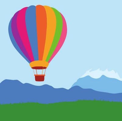 Dandicraft PBN Hot Air Balloon 10&#39;&#39;x10&#39;&#39;