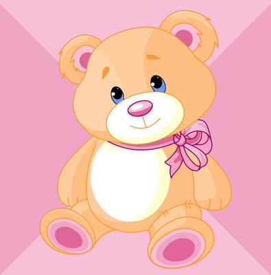 Dandicraft PBN Pink Teddy Bear 10&#39;&#39;x10&#39;&#39;