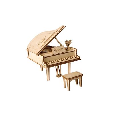 Hand Craft 3D Wooden Puzzle Grand Piano